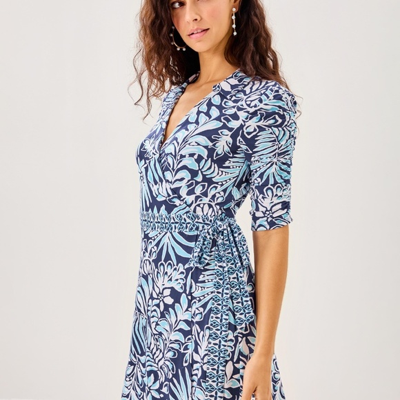 NWOT LILLY PULITZER Ibby Skirted Romper - Picture 3 of 6